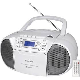 Radiomagnetofon s CD Sencor SPT 3907 W bílá barva
