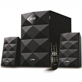 Reproduktory Fenda F&D A180X 2.1, bluetooth, rádio, USB, dálkové ovládání černé

