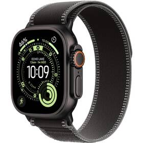 Chytré hodinky Apple GPS + Cellular 49mm černý titan - černý / uhlový trailový tah - M/L 
