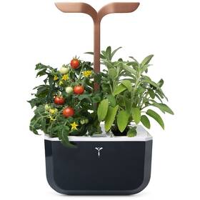 Chytrý květináč Véritable Exky SMART černý/měděný

