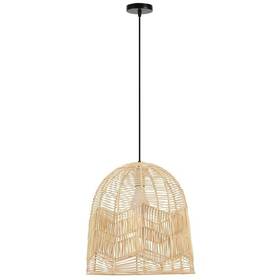 Závěsné svítidlo IMMAX BOHO PELO, D40cm, E27, přírodní ratan černé/hnědé

