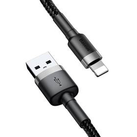 Kabel Baseus Cafule USB/Lightning, 0,5m černý/šedý

