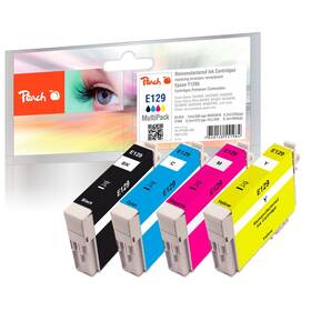 Inkoustová náplň Peach Epson 129, T1295 MultiPac, 1x 13, 3x 8,3 ml vícebarevná

