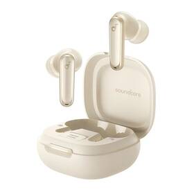 Sluchátka Anker soundcore P40i béžová barva
