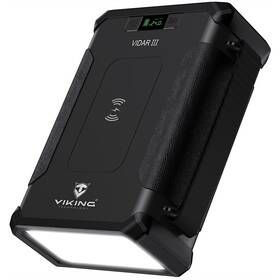 Powerbanka Viking VIDAR III, 96000 mAh, bezdrátové nabíjení černá barva
