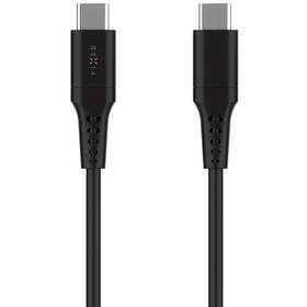 Kabel FIXED Liquid silicone USB-C/USB-C, PD, 60W, 0,3m černý

