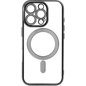 Kryt na mobil WG Magic Eye Magnet na Apple iPhone 16 Pro Max černý/průhledný


