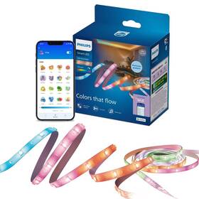 LED pásek Philips Smart LED RGBIC LED strip 4m Type-C bílý

