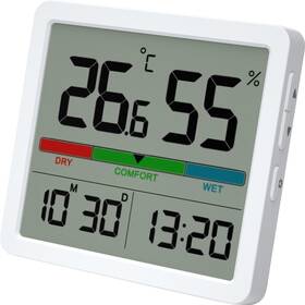 Teploměr WG MiniMeteo, vlhkoměr bílá

