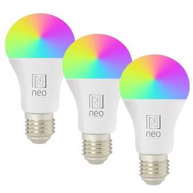 Chytrá žárovka IMMAX NEO LITE SMART E27, 9W, Wi-Fi, 3 ks 

