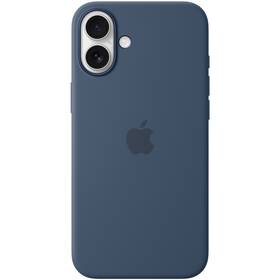 Kryt na mobil Apple iPhone 16 Plus Silicone Case s MagSafe - denimový 

