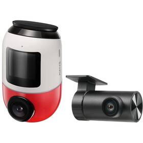 Autokamera 70mai 4K Omni X800 Dual + RC14 + SD karta 128GB bílá/červená

