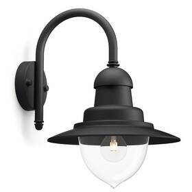 Nástěnné svítidlo Philips Raindrop, 1xE27 černé

