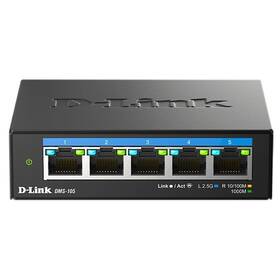 Switch D-Link DMS-105/E 5-port 2.5G Multi-Gigabit černý

