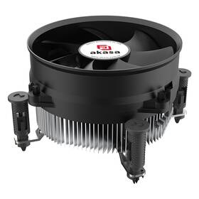 Chladič CPU AKASA Lo-Noise Intel LGA1700 Cooler, 77 W TDP hliník

