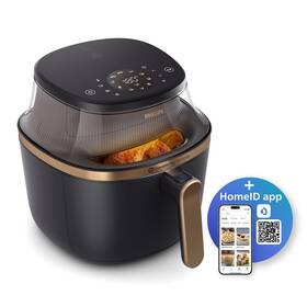 Fritéza horkovzdušná Philips Airfryer 3000 Series 6,2 l NA332/00 černá barva
