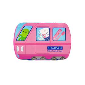 Cestovní sada CURAPROX Travel set KIDS růžová

