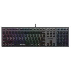 Klávesnice A4Tech FX60 Neon, CZ šedá


