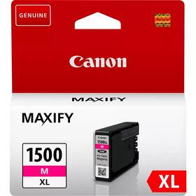 Inkoustová náplň Canon PGI-1500XL, 935 stran purpurová

