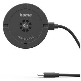 Nabíječka do sítě Hama Bezdrátová Qi2, MagSafe, 25 W černá

