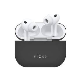 Příslušenství FIXED Ultratenké silikonové pouzdro Silky pro Apple AirPods Pro 3 černé

