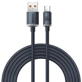 Kabel Baseus Crystal Shine Series USB/USB-C 100W 2m černý

