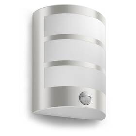 Nástěnné svítidlo Philips Python, LED, senzor pohybu nerez

