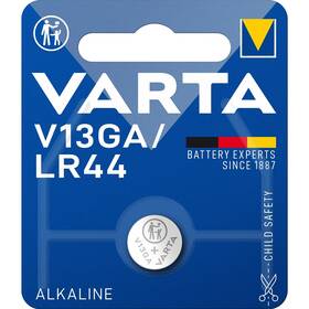 Baterie alkalická Varta V13GA/LR44, blistr 1ks 

