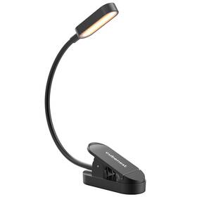 Stolní LED lampička Cubenest LTW02 s klipem, nabíjecí, stmívatelná černá

