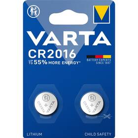 Baterie lithiová Varta CR2016, blistr 2ks 

