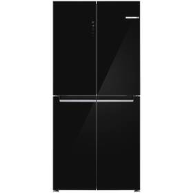 Americká lednice Bosch KMC85LBEA černá/sklo

