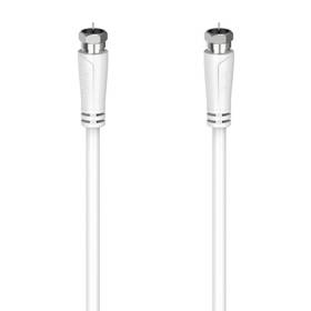 Koaxiální kabel Hama F-vidlice 90 dB, 5 m bílý

