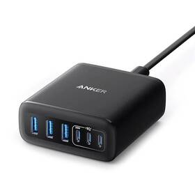 Nabíječka do sítě Anker 112W 3xUSB-C/3xUSB-A černá

