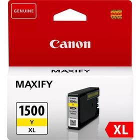 Inkoustová náplň Canon PGI-1500XL, 935 stran žlutá

