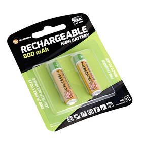 Baterie nabíjecí GoGEN AAA, HR03, 800mAh, Ni-MH, blistr 2ks 

