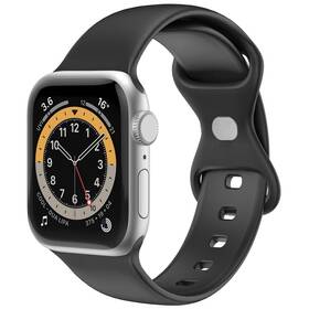 Řemínek Celly silikonový na Apple Watch 42/44/45 mm černý

