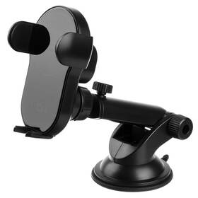 Držák na mobil FIXED Matic XL na sklo nebo palubní desku, 15W černá barva
