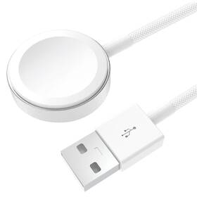 Nabíjecí kabel Celly na Apple Watch, USB-A bílý

