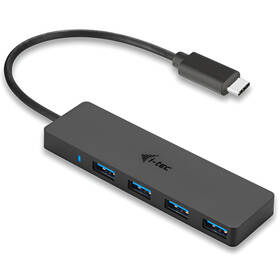 USB Hub i-tec USB-C / 4x USB 3.0 černý

