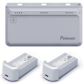 Nabíječka Potensic Atom 60W More Power, AC adaptér, 2× baterie 

