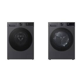 Set výrobků LG F4X5511TBB + RHX5009TBB černý/šedý

