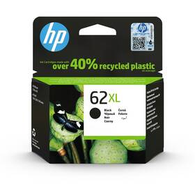 Inkoustová náplň HP 62 XL, 600 stran černá

