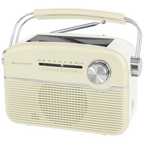 Radiopřijímač Soundmaster TR480BE stříbrný/béžový

