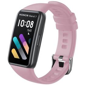Řemínek FIXED Silicone Strap na Honor Band 6/7 růžový

