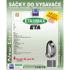 Sáčky do vysavače Jolly MAX ETA 19 (4 ks) 

