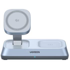 Bezdrátová nabíječka UGREEN 3v1 25W modrá barva
