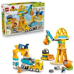 Stavebnice LEGO® DUPLO® 10476 Staveniště a vozidla 3 v 1 

