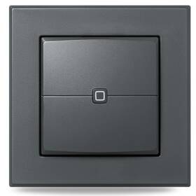 Ovladač Homematic IP nástěnný dálkový - 2 tlačítka antracitová barva
