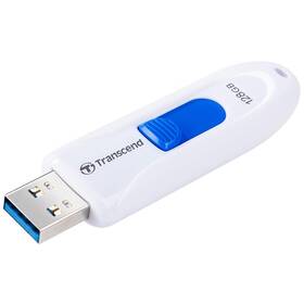 USB Flash Transcend 128 GB USB 3.1 bílý/modrý

