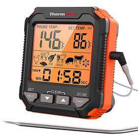 Teploměr do masa ThermoPro TP-716 žlutý

